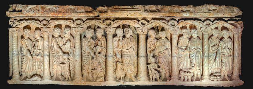 Sarcófago de Martos en el Museo Provincial de Jaén